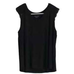 Ava & Viv Classic Black Tank Top